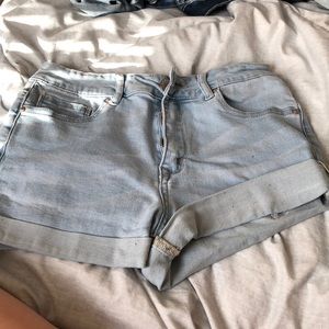 High waisted shorts
